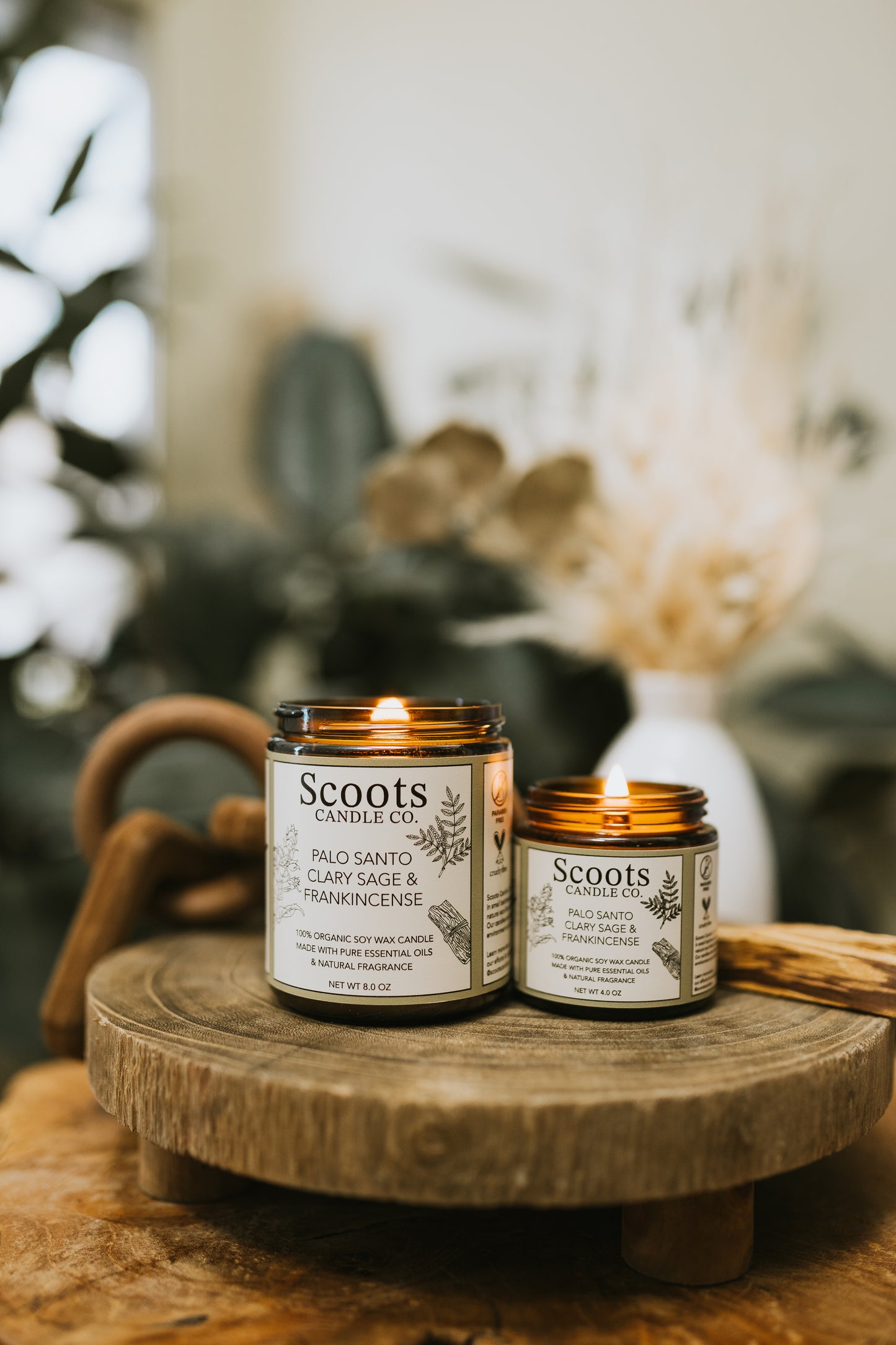 Palo Santo, Clary Sage & Frankincense